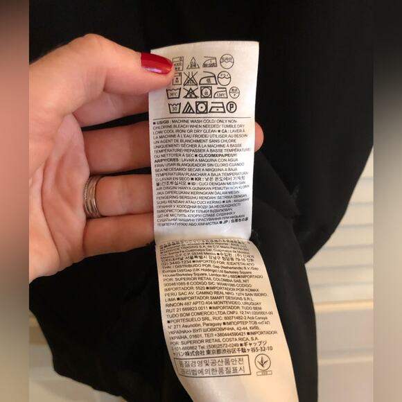 Banana Republic Black Tiered Sleeveless Collared Blouse - Picture 6 of 7